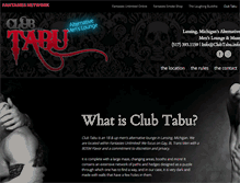 Tablet Screenshot of clubtabu.info